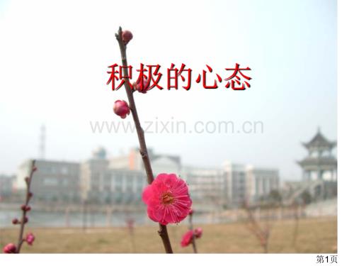 積極的心態--成功的一半主題班會省名師優質課賽課獲獎課件市賽課一等獎課件.ppt